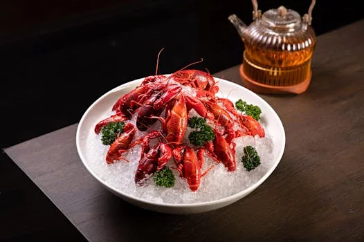 fresh seafood platter lobster shrimp